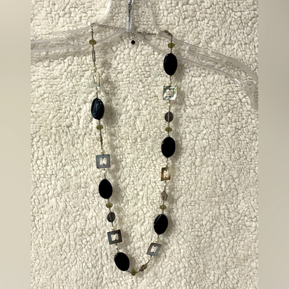 Premier Jewelry Black & Silver Necklace